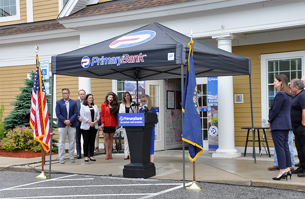 Primary Bank CEO Crystal Dionne speaks at 10th anniversary press conference