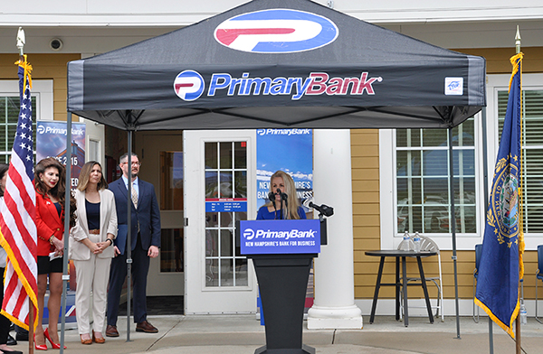 Primary Bank CEO Crystal Dionne speaks at 10th anniversary press conference